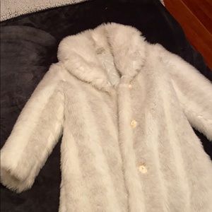 Faux fur coat
